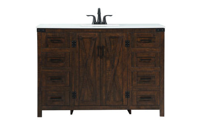 Elegant Furniture & Lighting - Grant 48 inch Single bathroom vanity in expresso - VF90248EX veiw 1