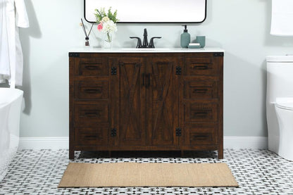 Elegant Furniture & Lighting - Grant 48 inch Single bathroom vanity in expresso - VF90248EX veiw 2