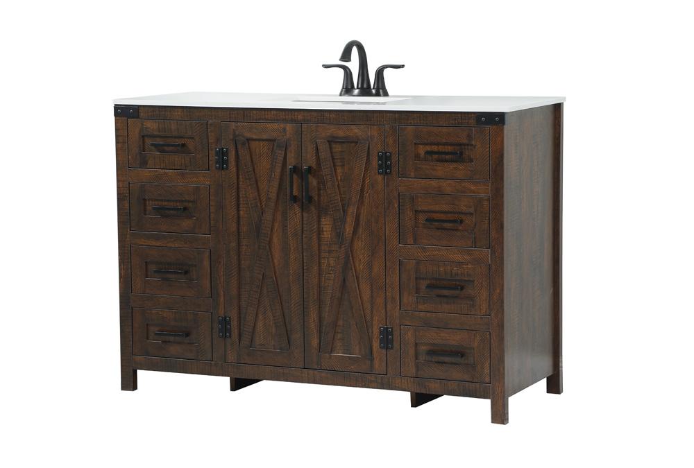 Elegant Furniture & Lighting - Grant 48 inch Single bathroom vanity in expresso - VF90248EX veiw 8