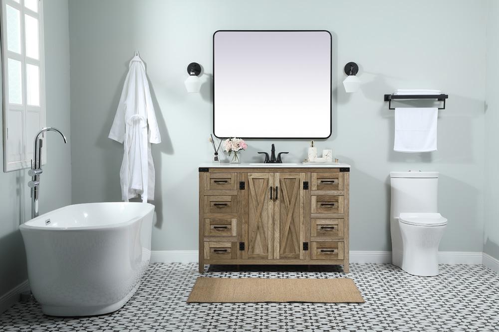 Elegant Furniture & Lighting - Grant 48 inch Single bathroom vanity in natural oak - VF90248NT veiw 5