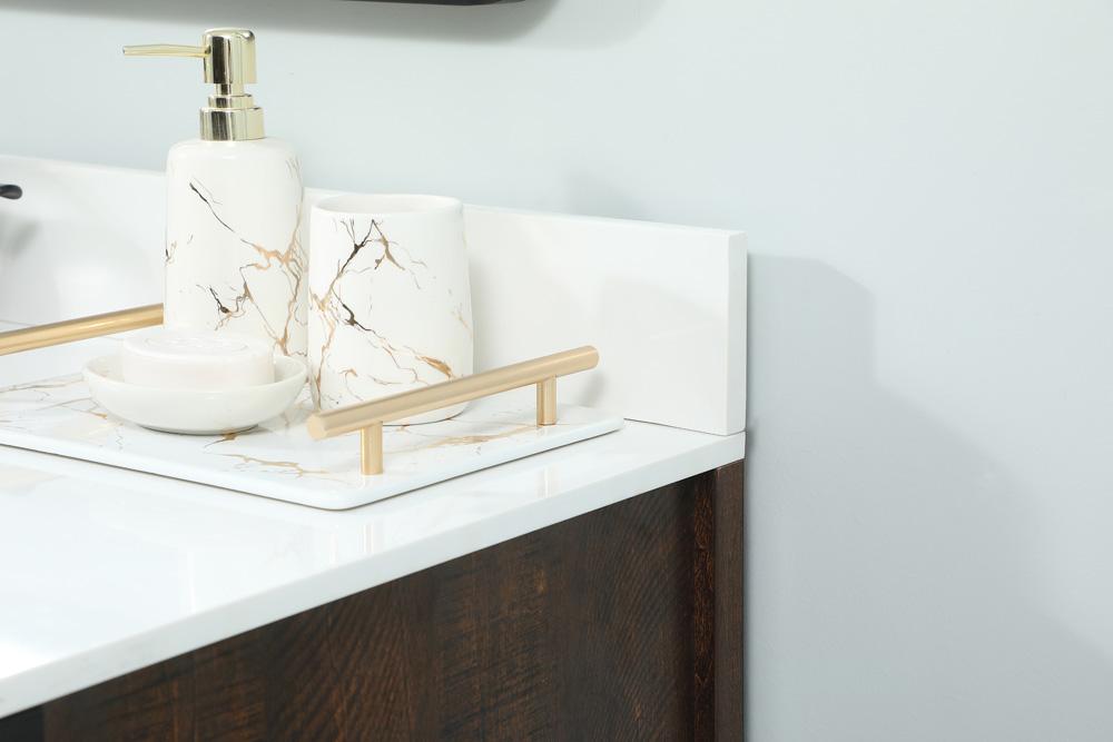 Elegant Furniture & Lighting - Grant 48 inch Single bathroom vanity in expresso with backsplash - VF90248EX-BS veiw 6