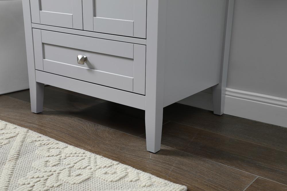 Elegant Furniture & Lighting - Hamilton 24 Inch Single Bathroom Vanity In Grey - VF21124GR veiw 7