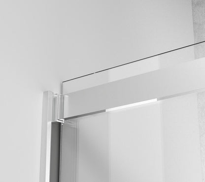 Elegant Furniture & Lighting - Hamilton Frameless shower door 48 x 76 Polished Chrome - SD202-4876PCH veiw 8