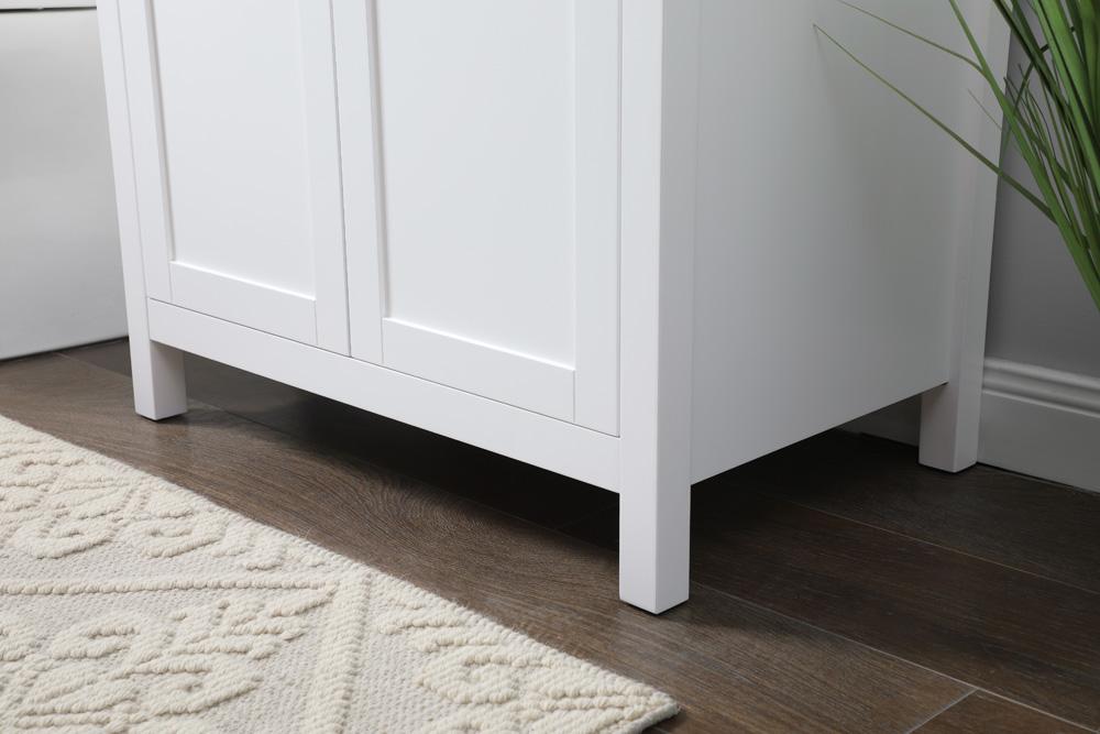 Elegant Furniture & Lighting - Harrison 30 Inch SIngle Bathroom Vanity In White - VF28830WH veiw 7