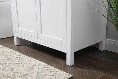 Elegant Furniture & Lighting - Harrison 30 Inch SIngle Bathroom Vanity In White - VF28830WH veiw 7