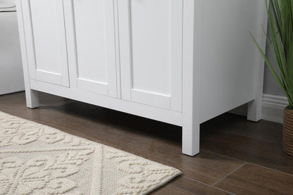 Elegant Furniture & Lighting - Harrison 36 Inch SIngle Bathroom Vanity In White - VF28836WH veiw 7