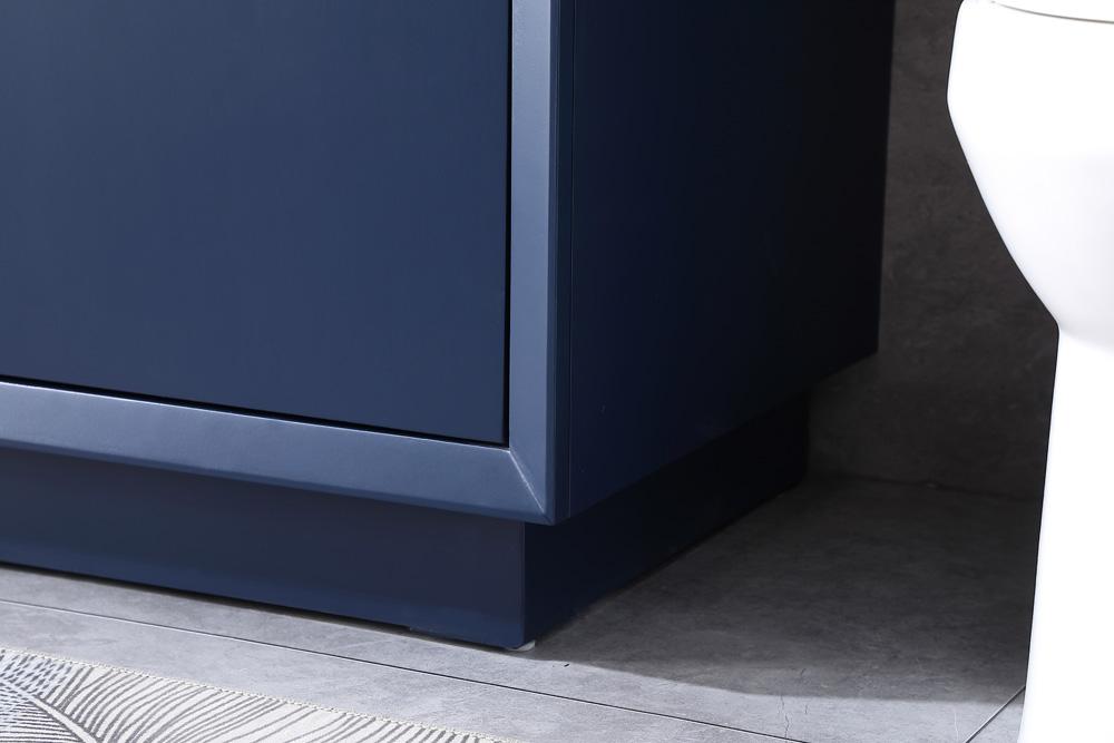 Elegant Furniture & Lighting - Hayes 36 Inch SIngle Bathroom Vanity In Blue - VF19636BL veiw 7