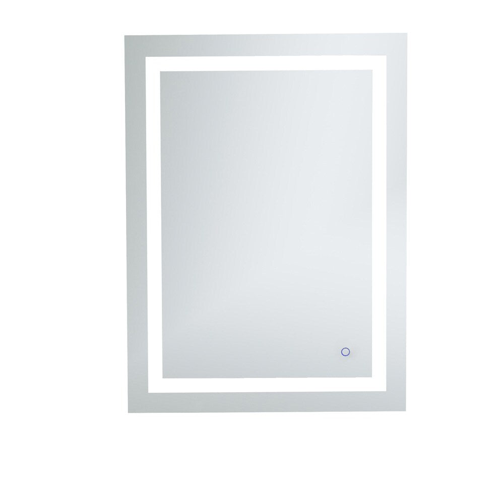 Elegant Furniture & Lighting - Helios 27in x 36in Hardwired LED mirror with touch sensor and color changing temperature 3000K/4200K/6400K - MRE12736 veiw 1