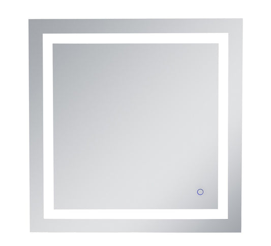Elegant Furniture & Lighting - Helios 30in x 30in Hardwired LED mirror with touch sensor and color changing temperature 3000K/4200K/6400K - MRE13030 veiw 1