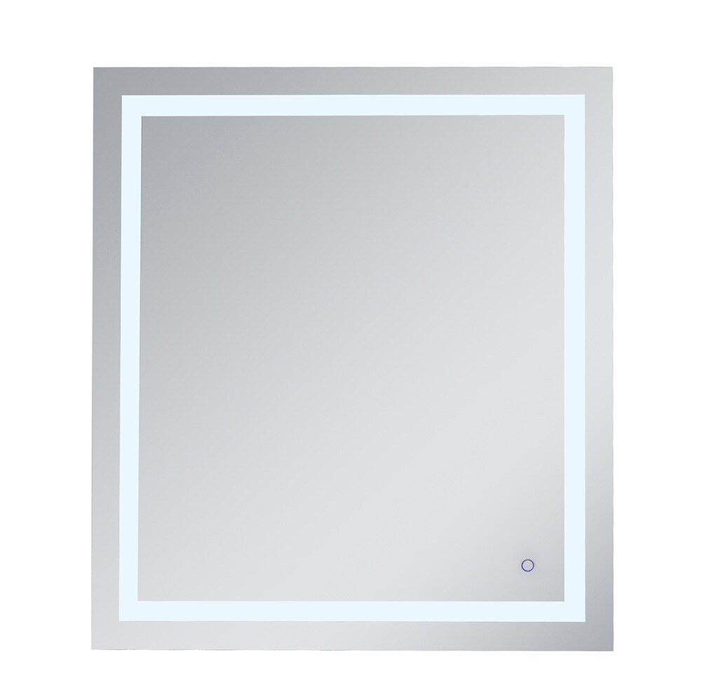 Elegant Furniture & Lighting - Helios 36in x 40in Hardwired LED mirror with touch sensor and color changing temperature 3000K/4200K/6400K - MRE13640 veiw 1