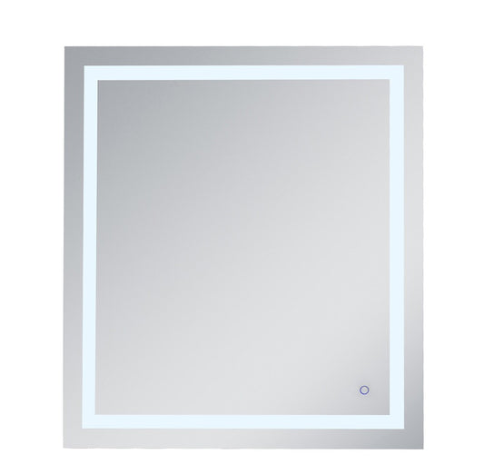 Elegant Furniture & Lighting - Helios 36in x 40in Hardwired LED mirror with touch sensor and color changing temperature 3000K/4200K/6400K - MRE13640 veiw 1