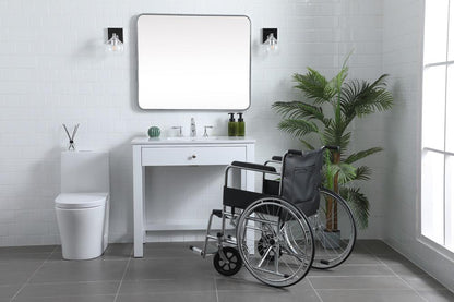Elegant Furniture & Lighting - Hudson 36 Inch Bathroom Vanity In White - VF14836WH veiw 5