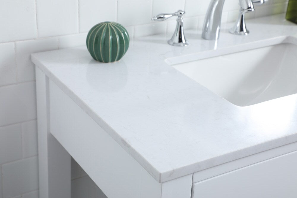 Elegant Furniture & Lighting - Hudson 36 Inch Bathroom Vanity In White - VF14836WH veiw 6