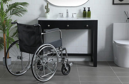 Elegant Furniture & Lighting - Hudson 42 Inch Bathroom Vanity In Black - VF14842MBK veiw 2