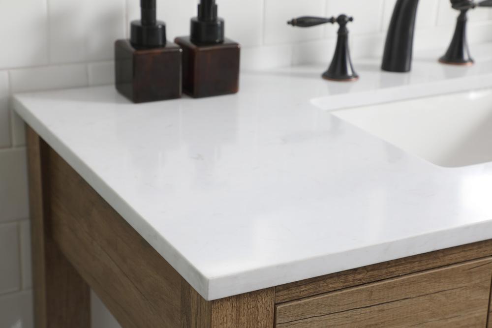 Elegant Furniture & Lighting - Hudson 42 Inch Bathroom Vanity In Natural Oak - VF14842NT veiw 6