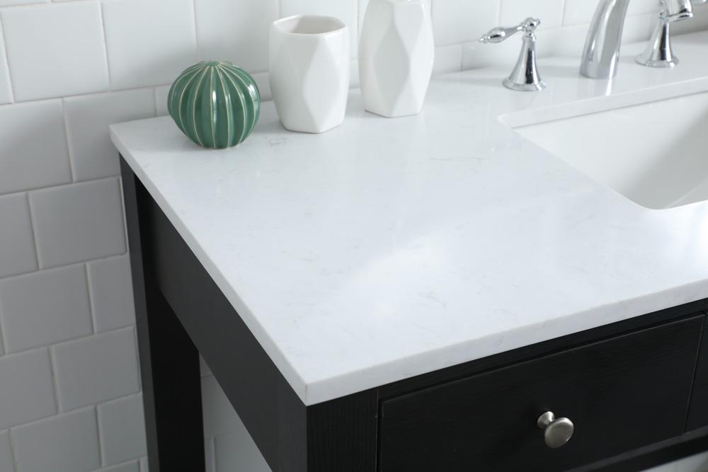 Elegant Furniture & Lighting - Hudson 48 Inch Bathroom Vanity In Black - VF14848MBK veiw 6