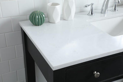 Elegant Furniture & Lighting - Hudson 48 Inch Bathroom Vanity In Black - VF14848MBK veiw 6