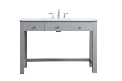 Elegant Furniture & Lighting - Hudson 48 Inch Bathroom Vanity In Grey - VF14848GR veiw 1