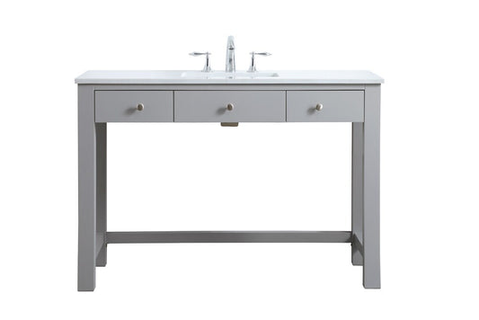 Elegant Furniture & Lighting - Hudson 48 Inch Bathroom Vanity In Grey - VF14848GR veiw 1