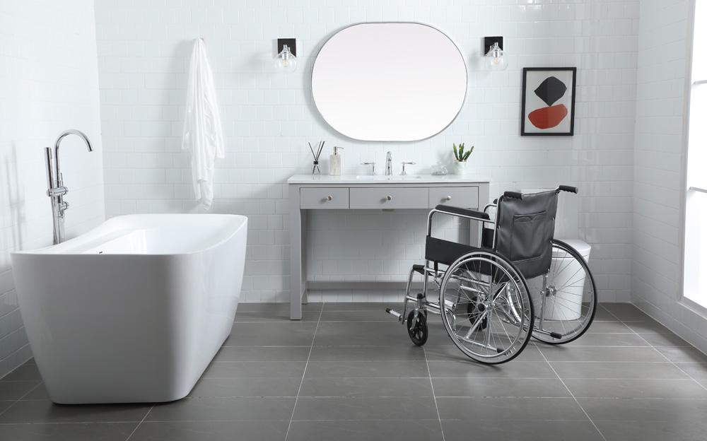 Elegant Furniture & Lighting - Hudson 48 Inch Bathroom Vanity In Grey - VF14848GR veiw 5