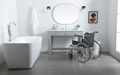 Elegant Furniture & Lighting - Hudson 48 Inch Bathroom Vanity In Grey - VF14848GR veiw 5