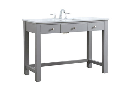 Elegant Furniture & Lighting - Hudson 48 Inch Bathroom Vanity In Grey - VF14848GR veiw 8