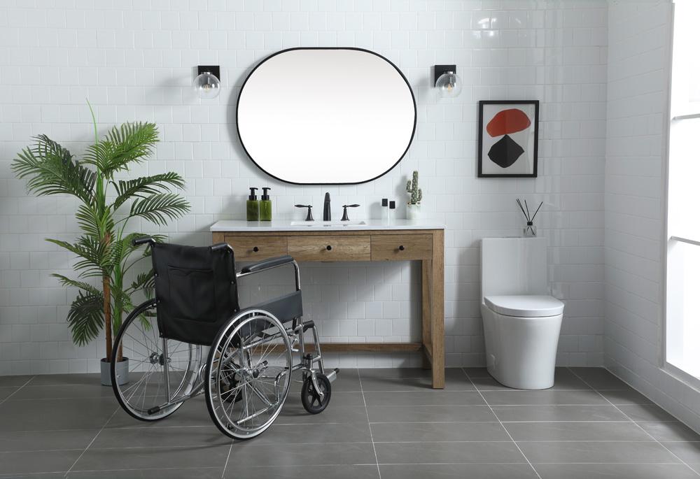Elegant Furniture & Lighting - Hudson 48 Inch Bathroom Vanity In Natural Oak - VF14848NT veiw 5