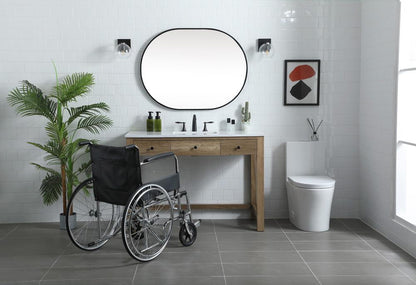 Elegant Furniture & Lighting - Hudson 48 Inch Bathroom Vanity In Natural Oak - VF14848NT veiw 5