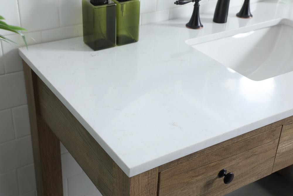 Elegant Furniture & Lighting - Hudson 48 Inch Bathroom Vanity In Natural Oak - VF14848NT veiw 6