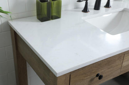 Elegant Furniture & Lighting - Hudson 48 Inch Bathroom Vanity In Natural Oak - VF14848NT veiw 6