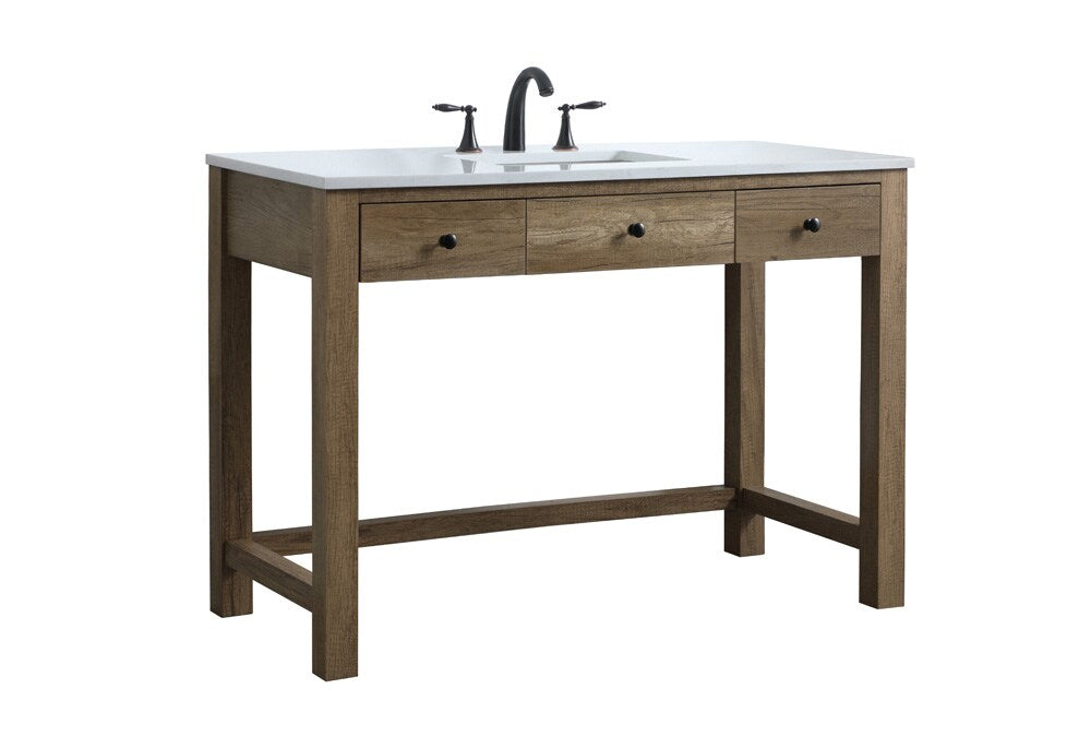Elegant Furniture & Lighting - Hudson 48 Inch Bathroom Vanity In Natural Oak - VF14848NT veiw 8