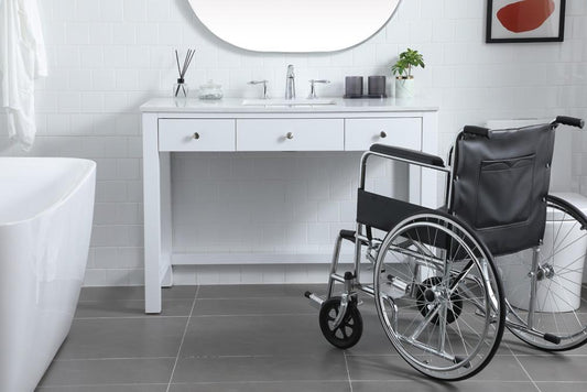 Elegant Furniture & Lighting - Hudson 48 Inch Bathroom Vanity In White - VF14848WH veiw 2