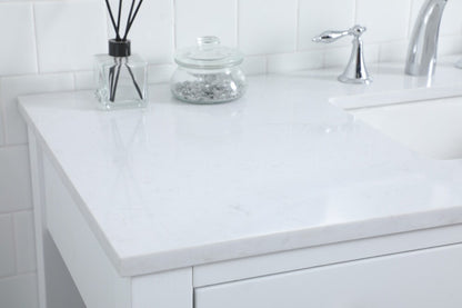 Elegant Furniture & Lighting - Hudson 48 Inch Bathroom Vanity In White - VF14848WH veiw 6