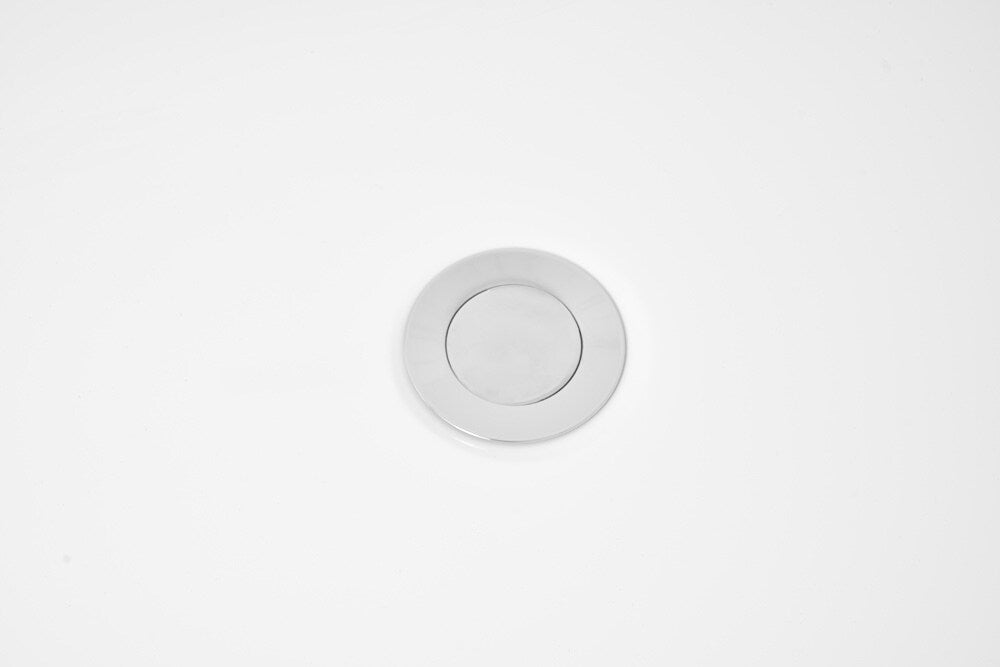 Elegant Furniture & Lighting - Ines 72 inch soaking double slipper bathtub in glossy white - BT10372GW veiw 4