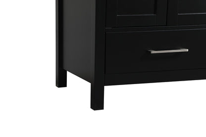 Elegant Furniture & Lighting - Irene 24 inch Single bathroom vanity in black - VF18824BK veiw 6