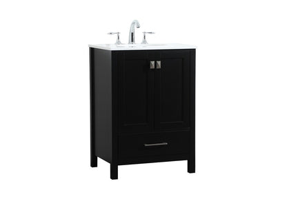 Elegant Furniture & Lighting - Irene 24 inch Single bathroom vanity in black - VF18824BK veiw 14