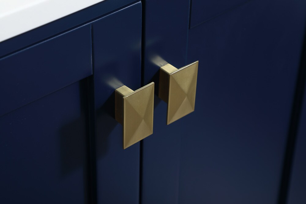 Elegant Furniture & Lighting - Irene 24 inch Single bathroom vanity in blue - VF18824BL veiw 5