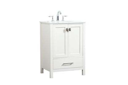 Elegant Furniture & Lighting - Irene 24 inch Single bathroom vanity in white - VF18824WH veiw 14