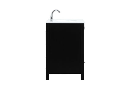 Elegant Furniture & Lighting - Irene 30 inch Single bathroom vanity in black - VF18830BK veiw 7