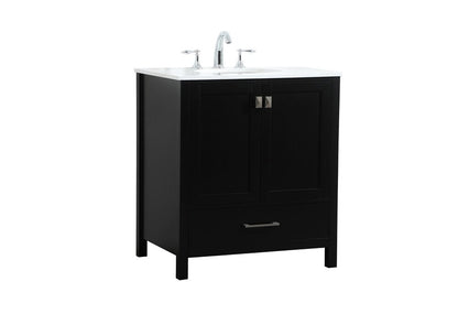 Elegant Furniture & Lighting - Irene 30 inch Single bathroom vanity in black - VF18830BK veiw 14