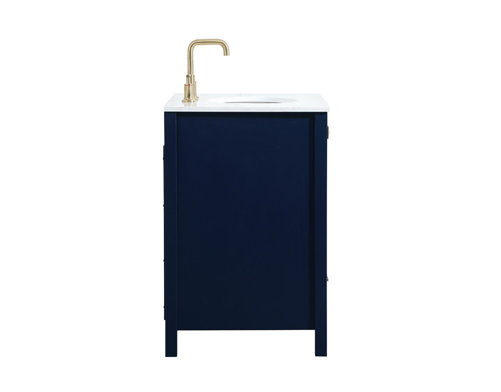 Elegant Furniture & Lighting - Irene 30 inch Single bathroom vanity in blue - VF18830BL veiw 7