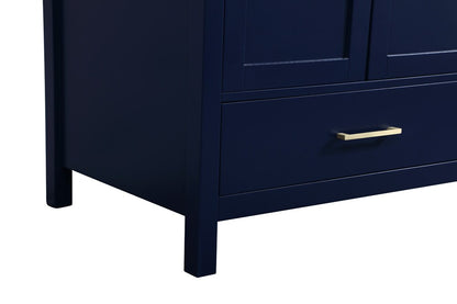 Elegant Furniture & Lighting - Irene 30 inch Single bathroom vanity in blue with backsplash - VF18830BL-BS veiw 6
