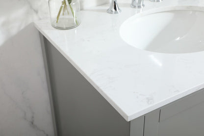 Elegant Furniture & Lighting - Irene 30 inch Single bathroom vanity in grey - VF18830GR veiw 12