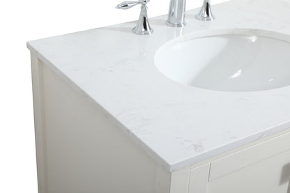 Elegant Furniture & Lighting - Irene 30 inch Single bathroom vanity in white - VF18830WH veiw 4