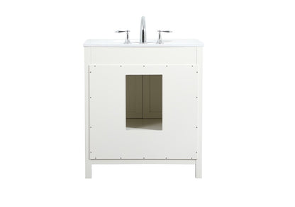 Elegant Furniture & Lighting - Irene 30 inch Single bathroom vanity in white - VF18830WH veiw 8