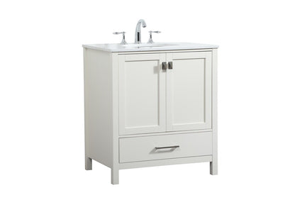 Elegant Furniture & Lighting - Irene 30 inch Single bathroom vanity in white - VF18830WH veiw 14