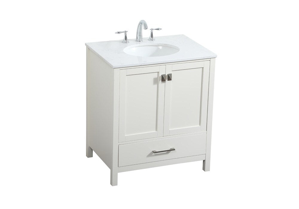 Elegant Furniture & Lighting - Irene 30 inch Single bathroom vanity in white - VF18830WH veiw 15