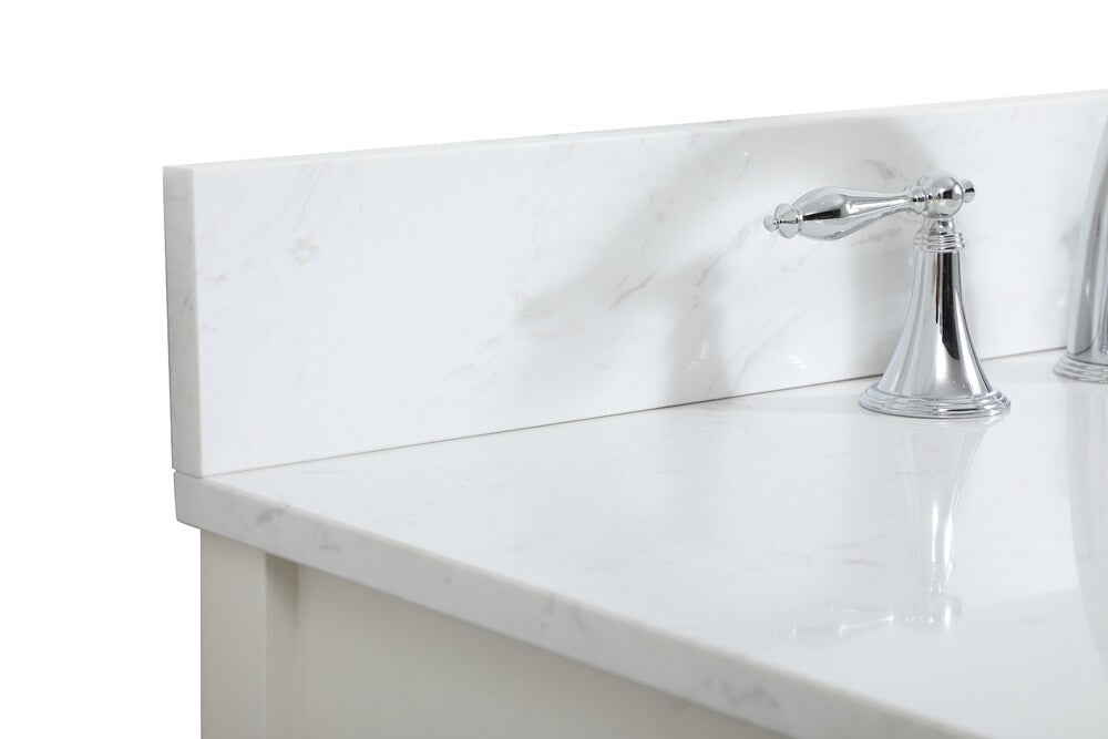 Elegant Furniture & Lighting - Irene 30 inch Single bathroom vanity in white with backsplash - VF18830WH-BS veiw 4