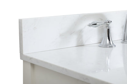 Elegant Furniture & Lighting - Irene 30 inch Single bathroom vanity in white with backsplash - VF18830WH-BS veiw 4