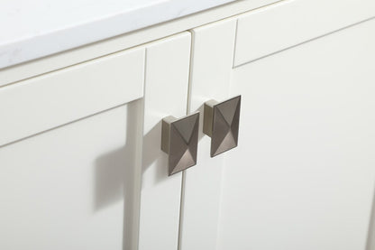 Elegant Furniture & Lighting - Irene 30 inch Single bathroom vanity in white with backsplash - VF18830WH-BS veiw 5